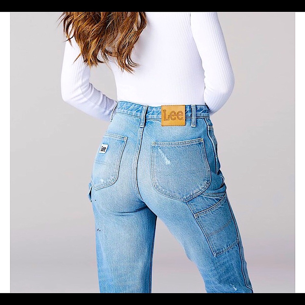 LEE Vintage Modern High Rise Dungaree Ankle Jeans - Picture 6 of 12